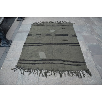 Khaki Black Rug