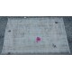  Beige Handmade Vintage Overdyed Turkish Carpet