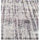 Grey Handmade Vintage Overdyed Turkish Carpet