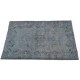 Grey Handmade Vintage Overdyed Turkish Carpet