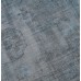 Grey Handmade Vintage Overdyed Turkish Carpet