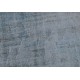 Grey Handmade Vintage Overdyed Turkish Carpet