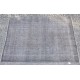 Grey Handmade Vintage Overdyed Turkish Carpet