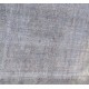 Grey Handmade Vintage Overdyed Turkish Carpet