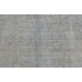 Grey Handmade Vintage Overdyed Turkish Carpet