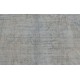 Grey Handmade Vintage Overdyed Turkish Carpet