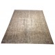 Beige Handmade Vintage Overdyed Turkish Carpet
