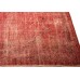 Red Handmade Vintage Overdyed Turkish Carpet