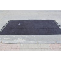 Black Hemp Rug